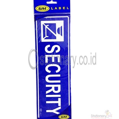 

Paling Laris!! Label Stiker (B) SECURITY Warna LB426C