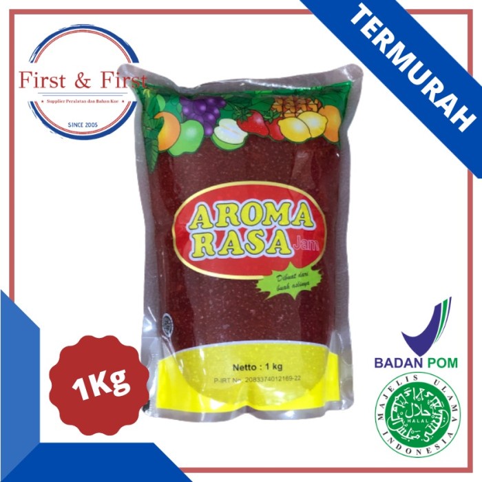 

Terlaris Selai Strawberry / Stroberi Aroma Rasa 1Kg