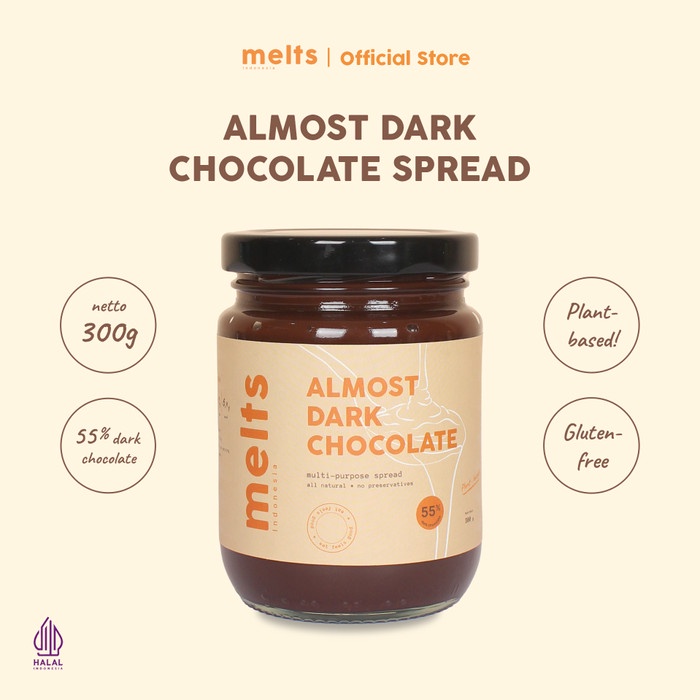 

Melts Chocolate spread selai coklat untuk sarapan 300 gram
