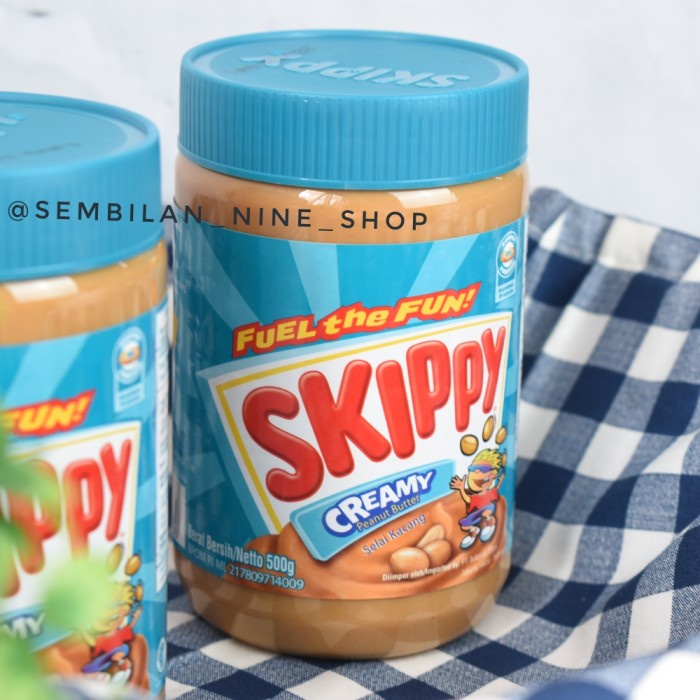 

Skippy Creamy Peanut Butter 500 gram Selai Kacang