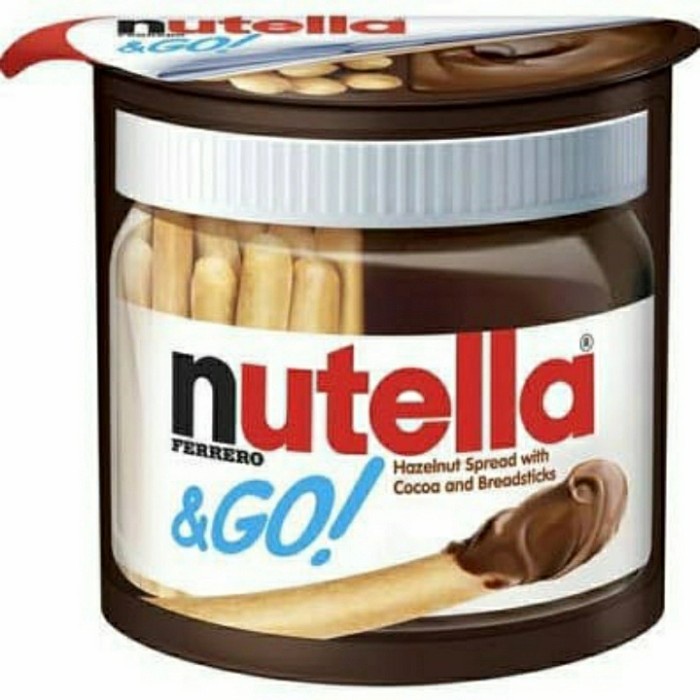 

nutella nutela and go hazelnut spread n breadstick 52 gr