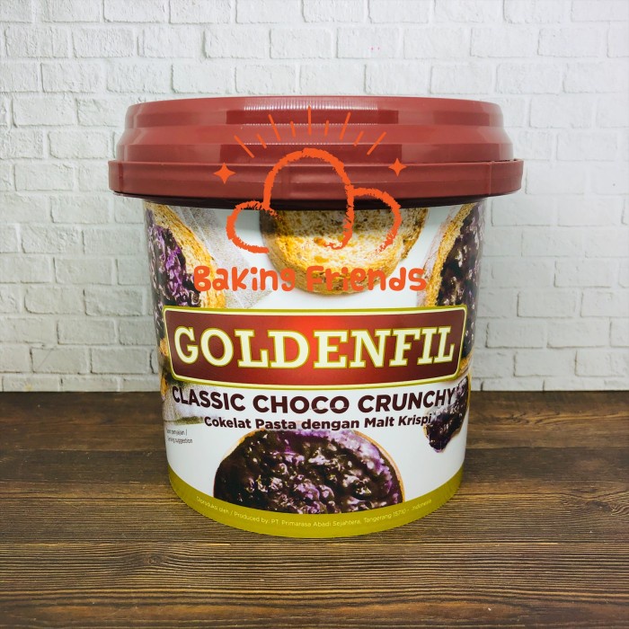 

Goldenfill Clasic Choco Crunchy 1Kg /Dark cokelat/coklat 1 Kg