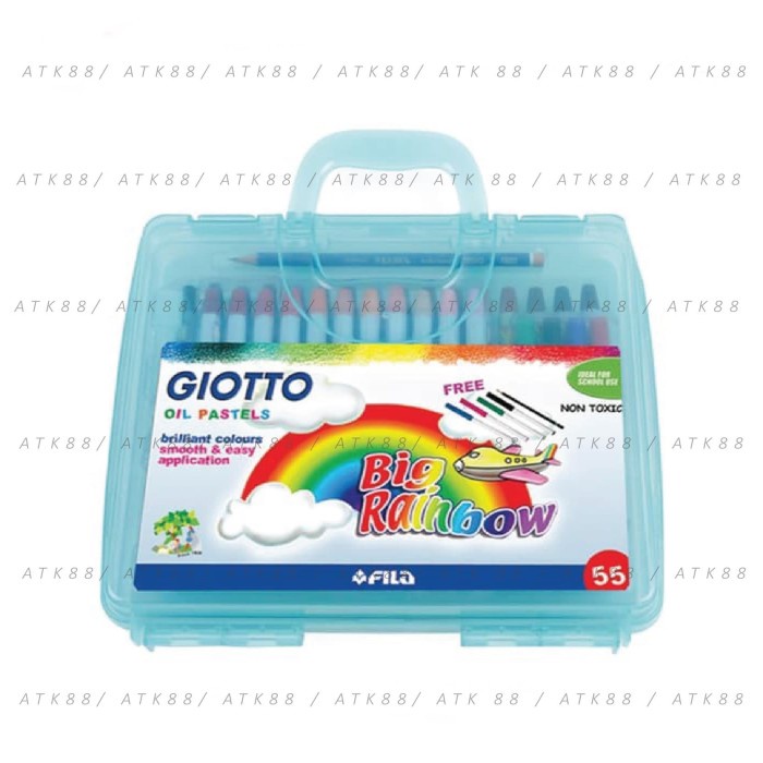 

Giotto Oil Pastel 55 Warna Set Big Rainbow ( Crayon )