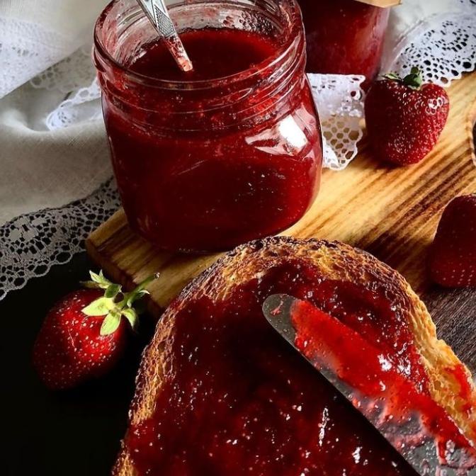

siap kirim] Strawberry Jam Homemade Pure 200 ml