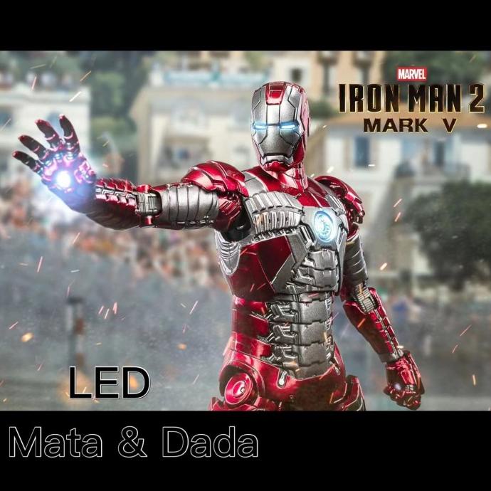 ZD Toys Original Iron Man Mark V - ZDToys Ironman MK 5 - LED / LAMPU