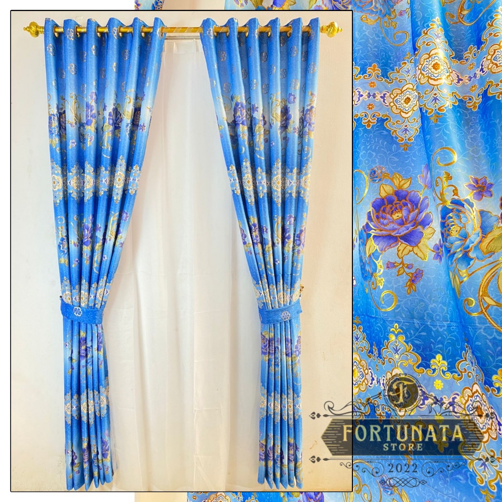 Gorden/Gorden jendela/Gorden rumah/Gorden pintu/Gorden blackout/Gorden motif bunga/Gorden dapur/Gord