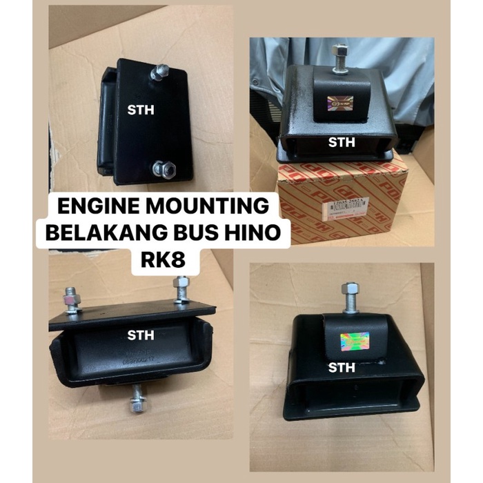 Engine Mounting Belakang Bus Hino Rk8 Hipop Original Kode Ah283