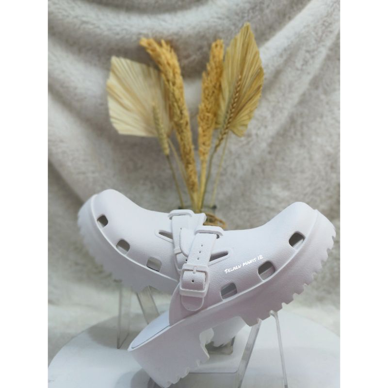 Sandal Hema Wanita Platform Eva Korean Jelly Wedges style 9331W size 36-40