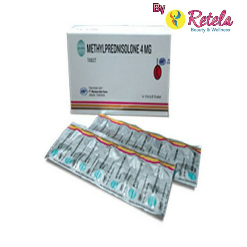 Methylprednisolone 4mg 1 Blister 10 Tablet