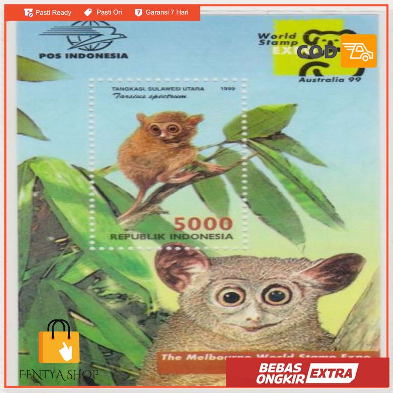 

Souvenir sheet The Melbourne World Stamp Expo Australia 99