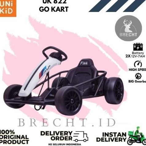 Mainan Mobil Aki Anak Unikid Uk 822 Gokart High Speed