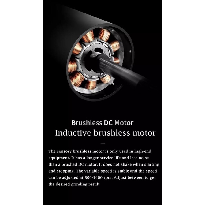 timemore sculptor 078 electric coffee grinder adjustment espresso mill