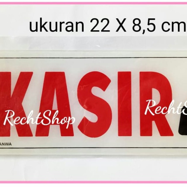 

Diskon!! Sign board sign label acrylic akrilik Kasir