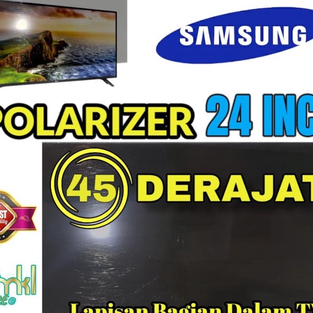 Promo,, POLARIS POLARIZER TV LCD LED 24" INCH 45" DERAJAT PANASONIC 24INCH 45"