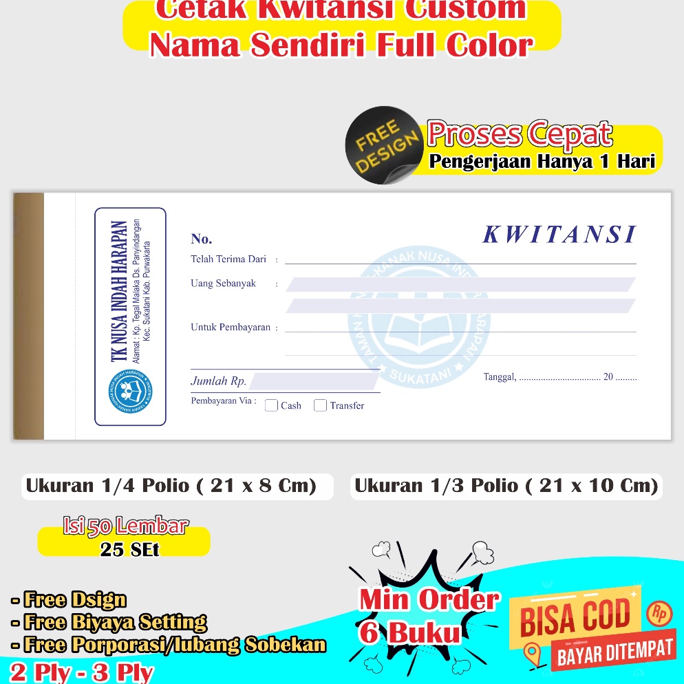 

Sale_TANPA MIN ORDER CETAK KWITANSI CUSTOM 2 RANGKAP | Kwitansi pembayaran kwitansi 1 pak kwitansi kecil 1 pak grosir kwitansi ncr rangkap 2 kwitansi custom kwitansi pembayaran custom kwitansi besar kwitansi kecil kwitansi tahun 1990 cetak kwitansi pembay
