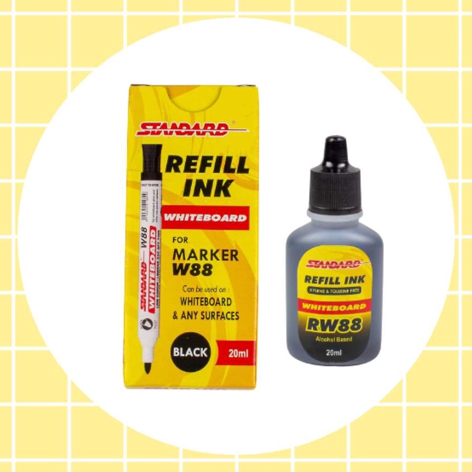 

Terlaris`Standard Refill Ink Whiteboard Marker RW 88 / Satuan ( Tinta / Isi Spidol yang bisa dihapus )