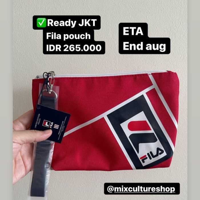 Starbucks X Fila Pouch Sale Bestseller Bekal