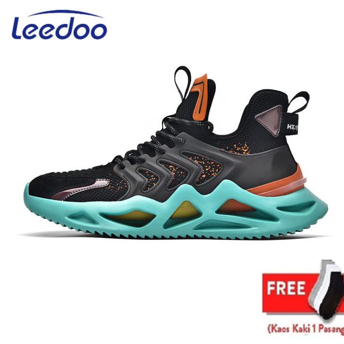 Leedoo Sepatu Sneakers Pria Sepatu Olahraga Sepatu Lari Basket MR505