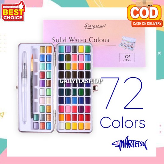 

Cat Lukis Kanvas Non Toxic Tidak Beracun Cat Air Lukis Lengkap Water Color Set Watercolor Set Art Watercolour Painting Murah Dan Bagus Cat Air Anak Set Lengkap Padat Cair Lengkap Semua Warna Smartfish Watercolor Paints 72 Warna