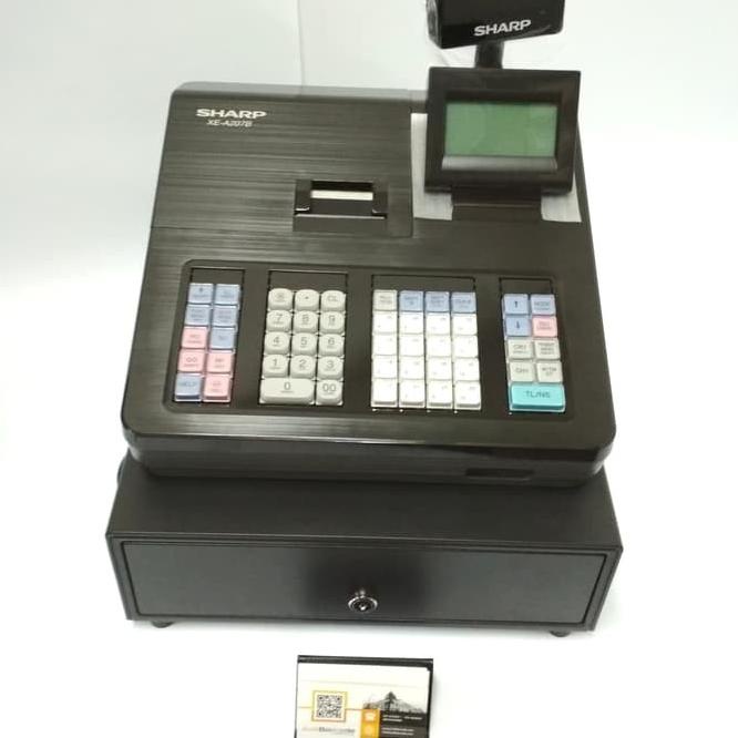 Cash Register Sharp Xe-A207B - Mesin Kasir Sharp 207 Hitam