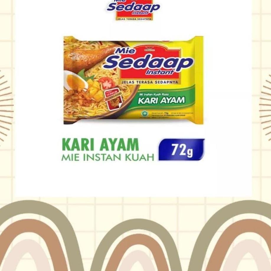 

mie sedap mie instan kuah rasa kari ayam