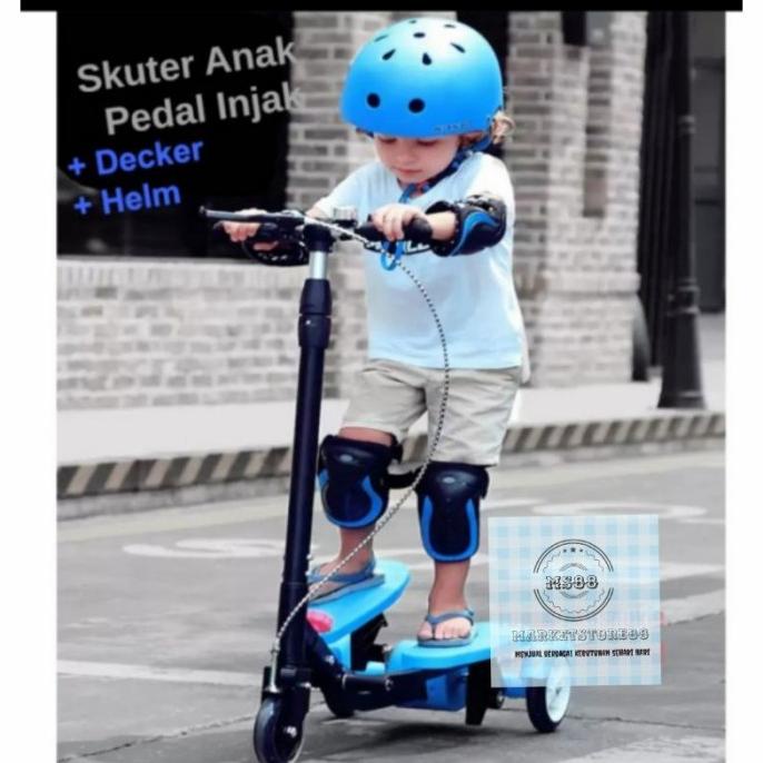 skuter otoped anak pedal injak scooter anak genjot pedal