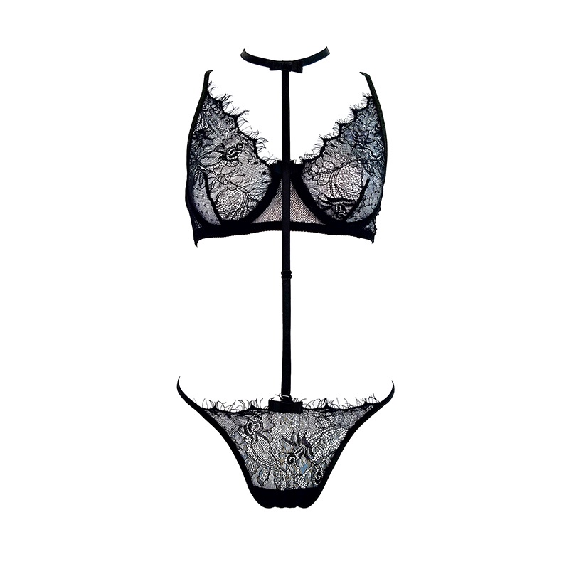 Bikini Bra Set Hitam Transparan, Bra Kawat