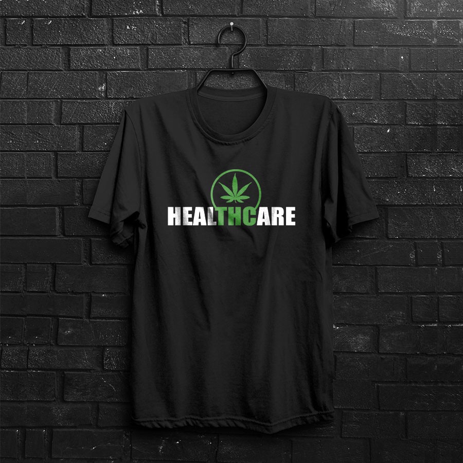 Baju Kaos Premium THC Is Medicine Weed Cannabis