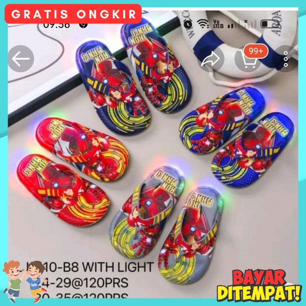 Sendal Anaak Imut Lucu Samdal Amak Kecil Kekiniyan Modern Swandal Main Ank Cowo Sansal Murah Berkual