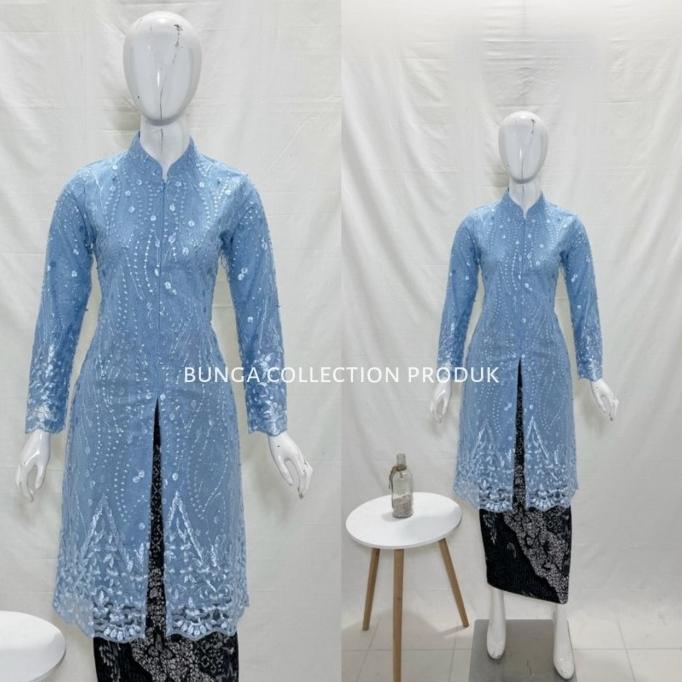 kebaya tunik brokat / kebaya tunik tille / kebaya brokat /kebaya tunik