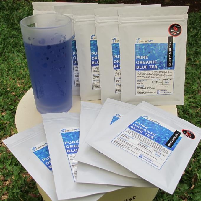 

Teh Biru Murni Summafam - bunga telang kering - Pure Organic Blue Tea