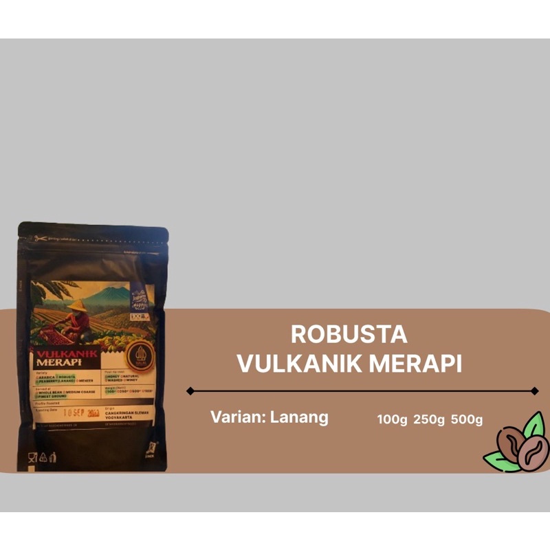 

KOPI VULKANIK MERAPI (robusta lanang)