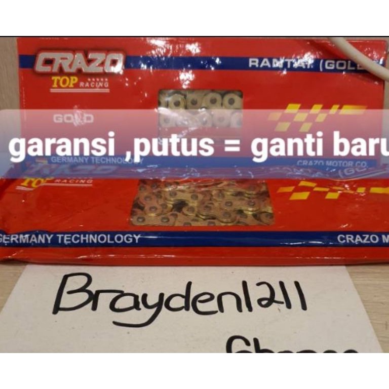 LANGSUNG KIRIM RANTAI GOLD 415 CRAZO/RANTAI GOLD 415 SSS/RANTAI GOLD 415 130/RANTAI GOLD 415
