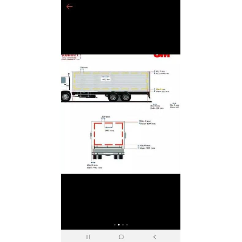 

ERA139 SCOTLITE PRISMATIK RELECTIFE NYALA UNTUK TRUCK *