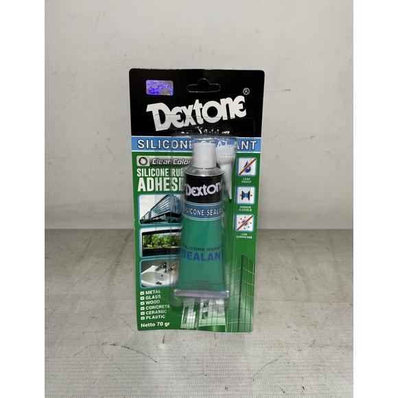 

ERA023 lem dextone silicone sealent 70gr / lem dextone silicone rubber sealent / lem dextone silicone sealent clear color / lem besi dextone / lem kaca dextone / lem kayu dextone / lem keramik dextone / lem beton dextone / lem plastik dextone **