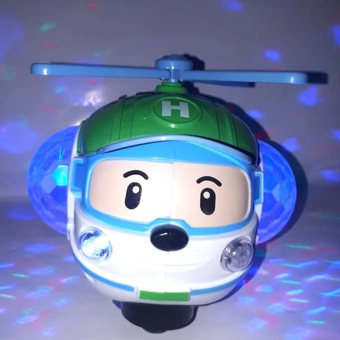 Mainan Helicopter Poli / Heli Poli Musik