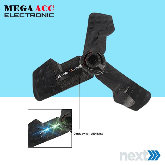 MUST HAVE HOVERBLADE 2.4G REMOTE CONTROL UFO RECHARGEABLE FLYING WITH FLASHLIGHT TERMURAH