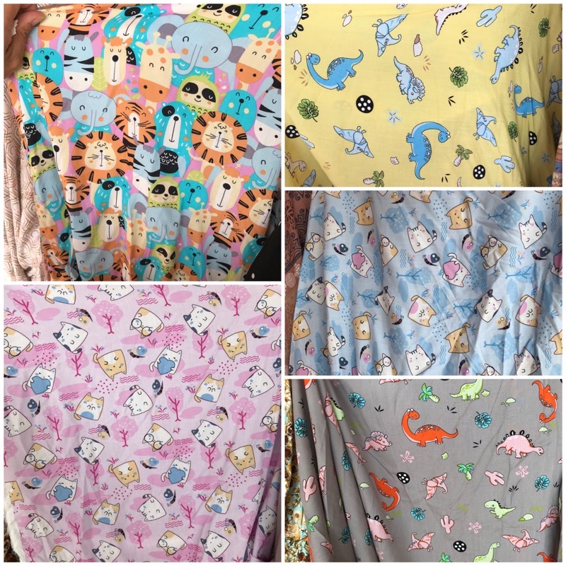 Kain Katun Rayon Viscose  Premium Uniqlo. Bahan Pajamas, Daily (Harga 0,5 meter)