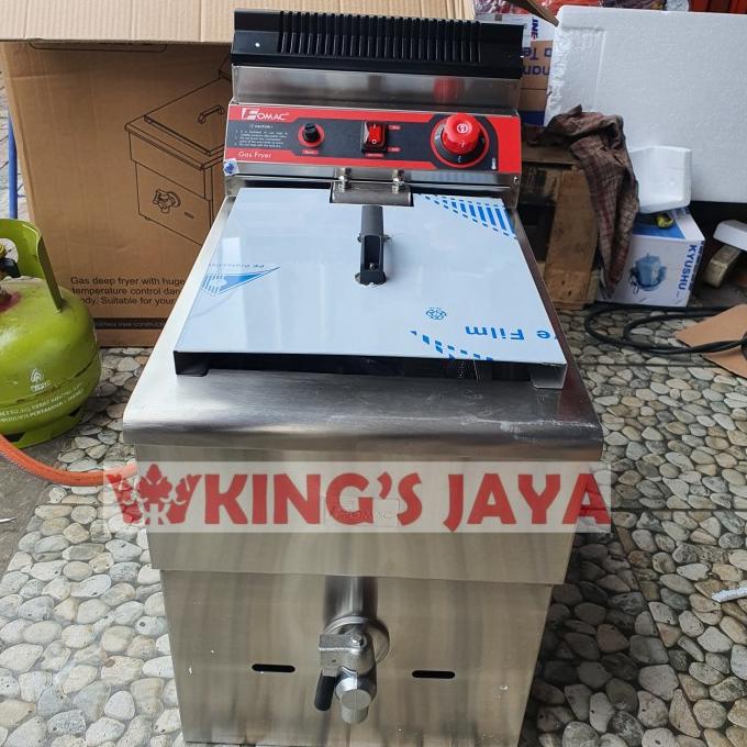 ] Gas Deep Fryer kapasitas 17 liter (Thermostat)