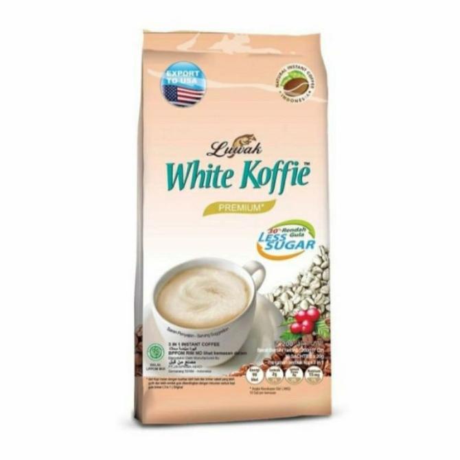 

'+'+'+'+] Kopi Luwak White Koffie Less Sugar 10x20g