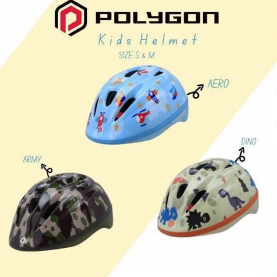 HELM SEPEDA ANAK POLYGON