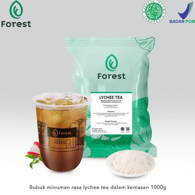 

Bubuk Minuman LYCHEE TEA Powder 1000g - FOREST Bubble Drink