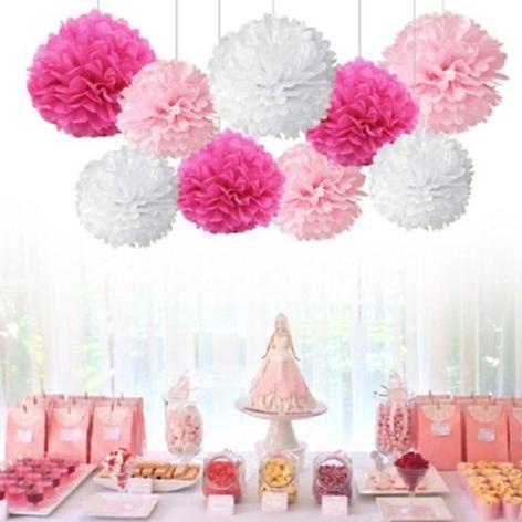 

}}}}}}] Pom-pom Kertas / Pom-Pom Flower / Pom-Pom Paper 10 inch