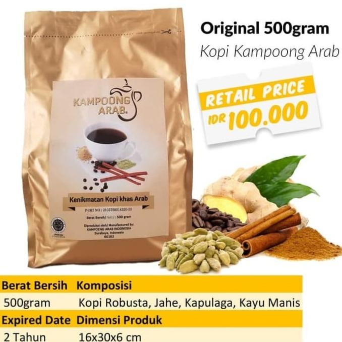 

^^^^^] Kopi Kampoong Arab Kemasan 500gr (Tanpa Gula) Kopinya Kopi Robusta