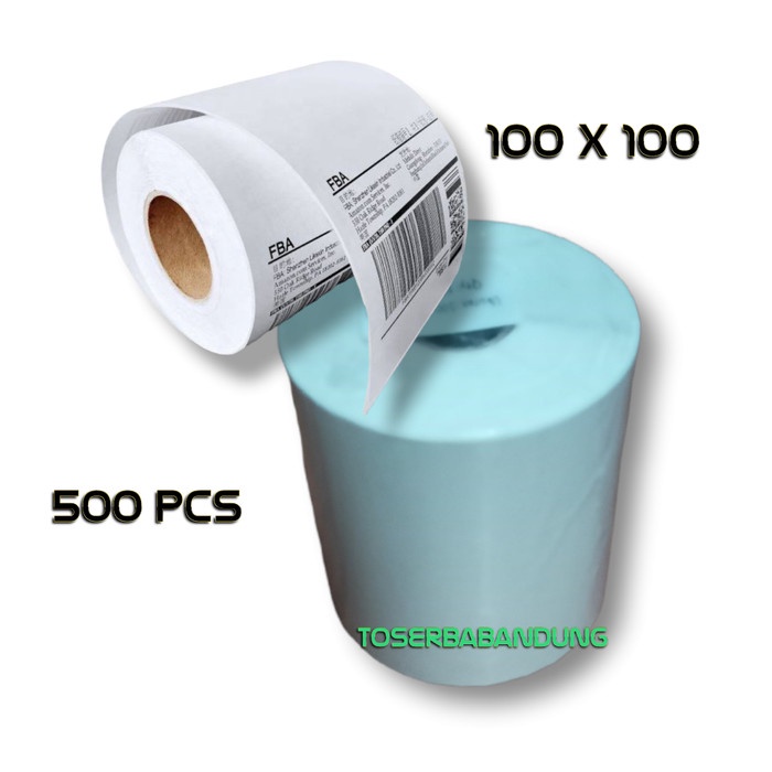 

LABEL STICKER THERMAL PENGIRIMAN 100x100 TERMAL STIKER KERTAS ISI 500 SALE