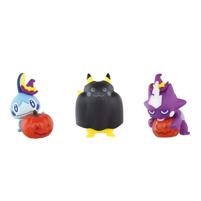 ] Pokemon SET Wakuwaku Halloween Mascot 2 Gacha Gashapon Waku Figure