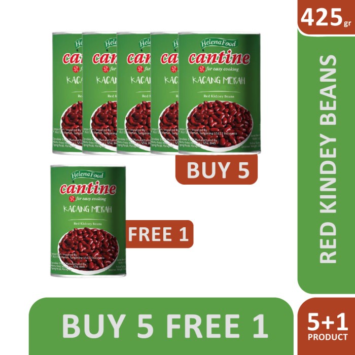

Bettifer Cantine Red Kidney Beans 425 G ( Promo Beli 5 Gratis 1 )