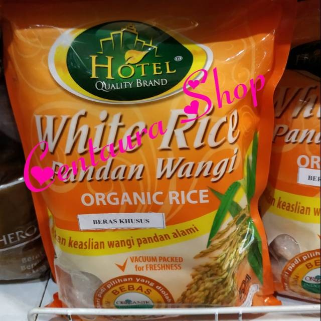 

Hariya Unik White Rice Pandan Wangi Beras Organik Merk Hotel 2Kg Murah