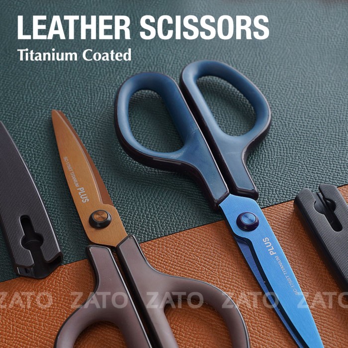 

Bestseller Leather Scissors Titanium Coated - Gunting Kulit - Leather Tools
