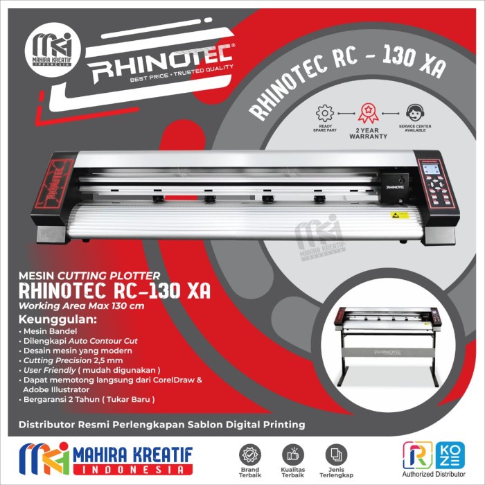 

Bestseller Mesin Cutting Rhinotec Rc-130Xa